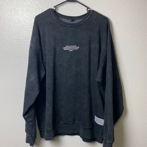 Oversized crew neck